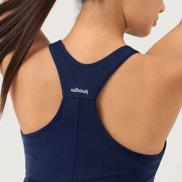 Allbirds Women's Natural Flow Studio Tank Sz SMALL True Navy - Picture 4 of 11
